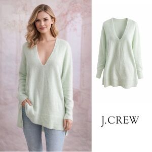 NEW J Crew Stretch Wool Tunic sweater